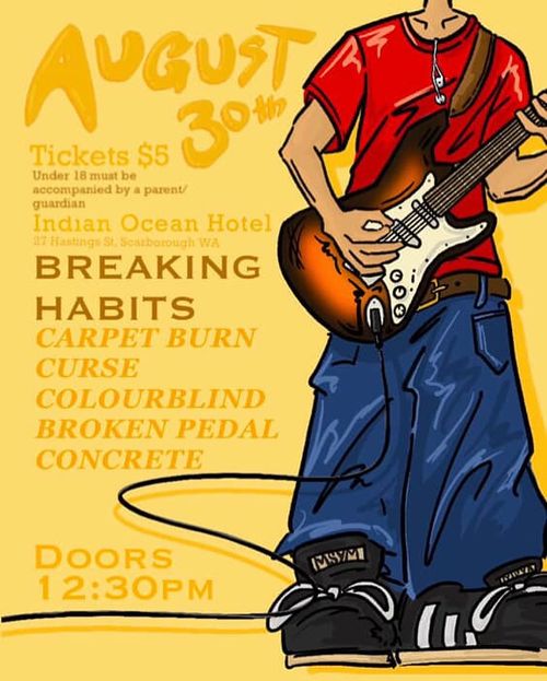 Carpet Burn, Curse, Eastwall, Concrete, Breaking Habits